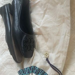 Original Tory burch black flat size 9 for women